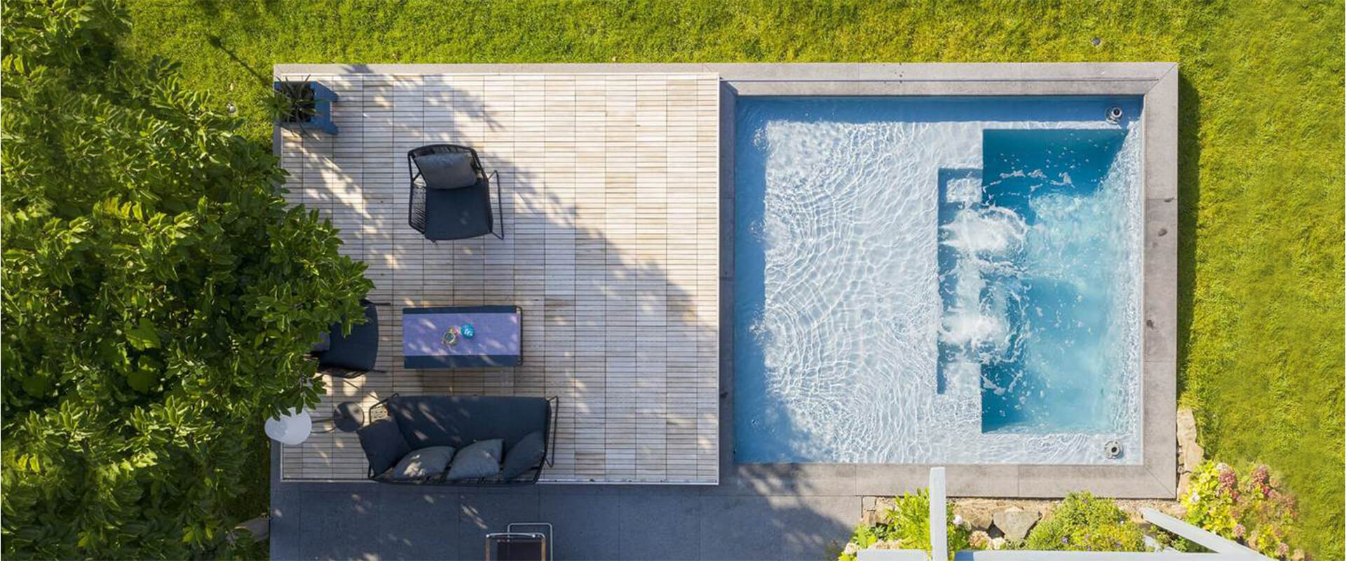 Piscina in poco spazio? Nessun problema